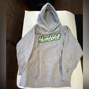 Humboldt Grey Collegiate Hoodie, size large